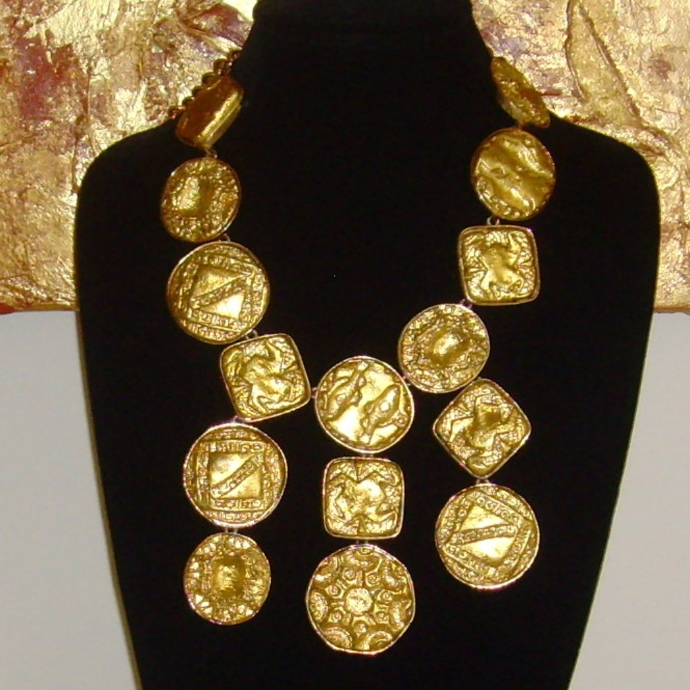 Kenneth J Lane (Kjl) Statement Bib Necklace - image 2